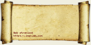 Jana Ignjatić vizit kartica